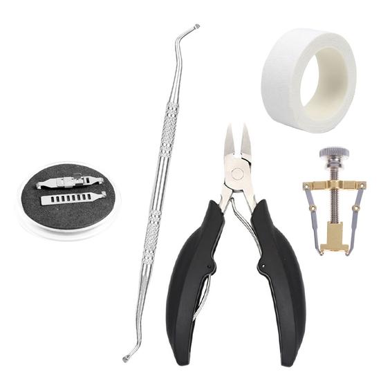 1 комплект полезных регулируемых подъемников для ногтей с пряжкой для ногтей