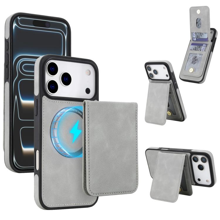 YM030 Retro Faux Leather Magnetic Detachable Wallet Phone Case