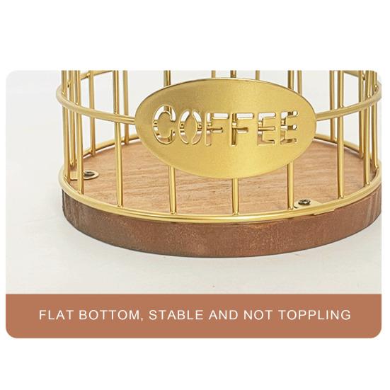 Корзина с деревянным основанием, большая вместительная стойка K, подстаканник, органайзер для хранения фруктов и орехов, бар