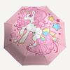 Unicorn Fantasy Automatic Folding Umbrella: Portable 3 Fold Design with 8 Bone Frame, Perfect for Fans and Outdoor Adventures!0104070a