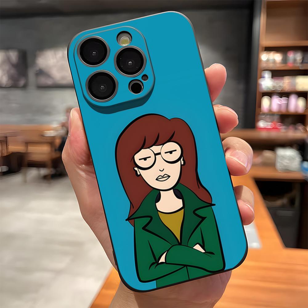 Чехол для телефона D-Daria Morgendorffer для iPhone 17 Pro Max 15 Pro 16 14 Plus 12 13 Mini 11 Pro Ударопрочный Мягкий Чехол