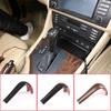 Для BMW 5 серии E39 E60 E61 X3 E83 X5 E53 3 серии E46 цвет углеродного волокна ABS ручка переключения передач крышка головки отделка автомобиля