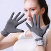 Женские солнцезащитные перчатки от УФ-излучения, летние митенки для вождения из ледяного шелка, солнцезащитные перчатки для верховой езды, лето