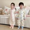 Cotton Baby Pajamas Set Toddlers Kids - Long Sleeve Sleepwear Robe With Cute Animal Dot Prints Unisex Soft Nightwear