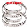 Self-Locking Stainless Steel Driveshaft Axle Joint Clamps CV Boot Clamps Ties for Most Automotive Adjustable Universal Clamps