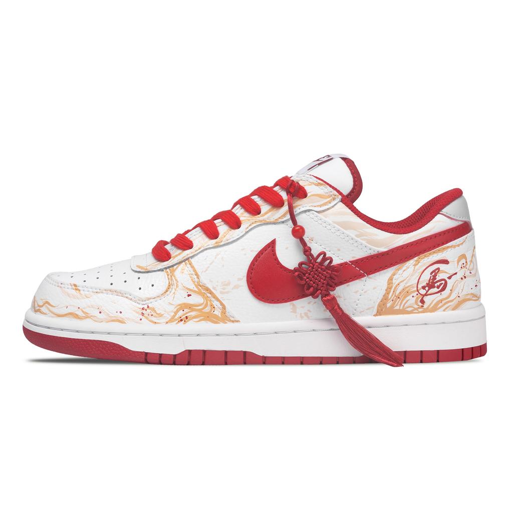 Nike Big Auspicious Horse Brings Blessings Abrasion Resistant Breathable Abrasion Resistant Breathable Low top 355152-150(Team1856--)