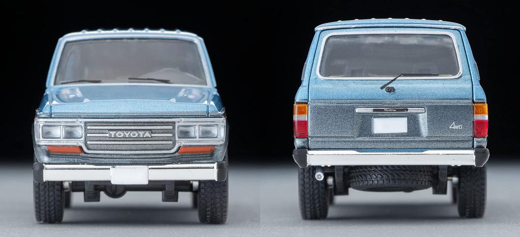 Tomica Limited Vintage Neo Toyota Land Cruiser 60 North American Specification Light 88 Year Finished Product 320487 1/64 LV-N268a Blue/Gray