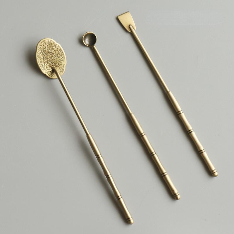 Набор для благовоний из чистой меди Сделай сам Ручной Вводный Прикосновение Туо Порошок для благовоний Печать для благовоний Принадлежности для благовоний Инструмент