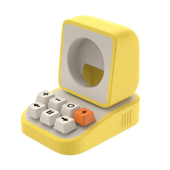 Typewriter Watch Charging Silicone Watch Charger Stand for Watch SE/Ultra/1-10 Wireless Desk Charging Dock