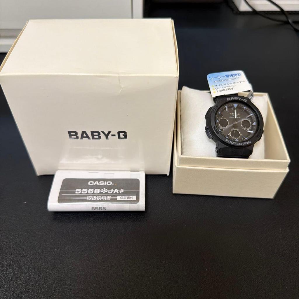 Б/у Радио-солнечные часы CASIO BABY-G Черные BGA-2500-1AJF