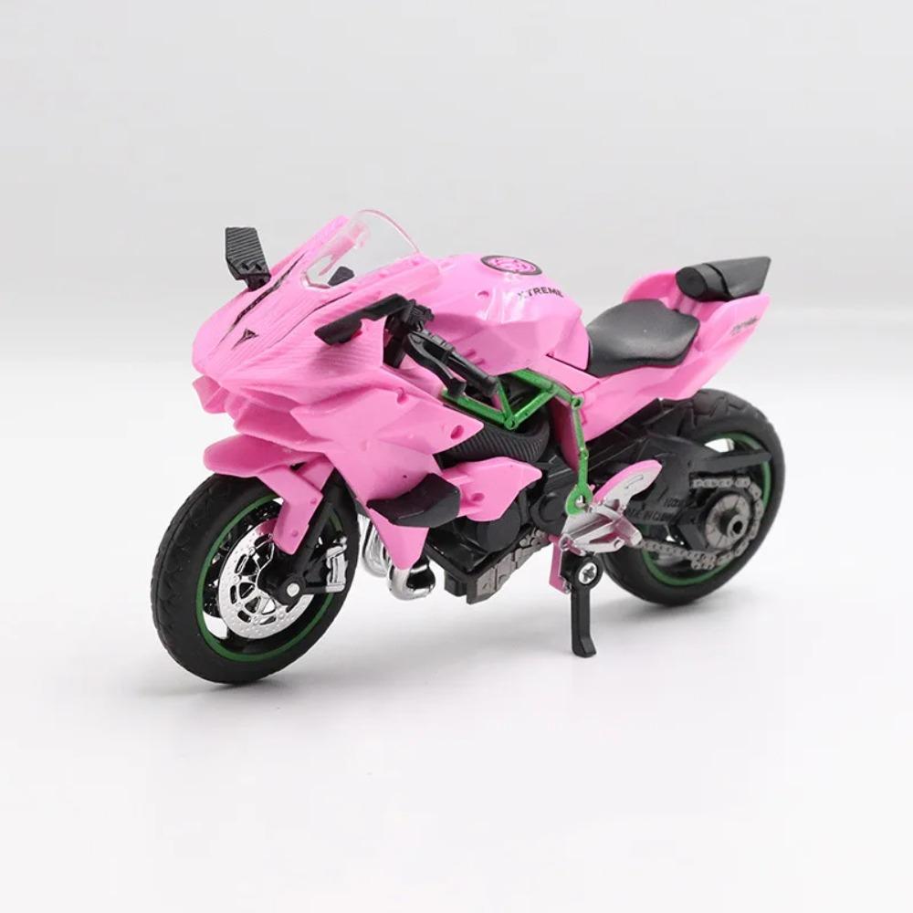 1:18 Модель литого мотоцикла Ninja hx816 H2R с рабочим амортизатором, игрушка для детей, подарки, игрушка-украшение