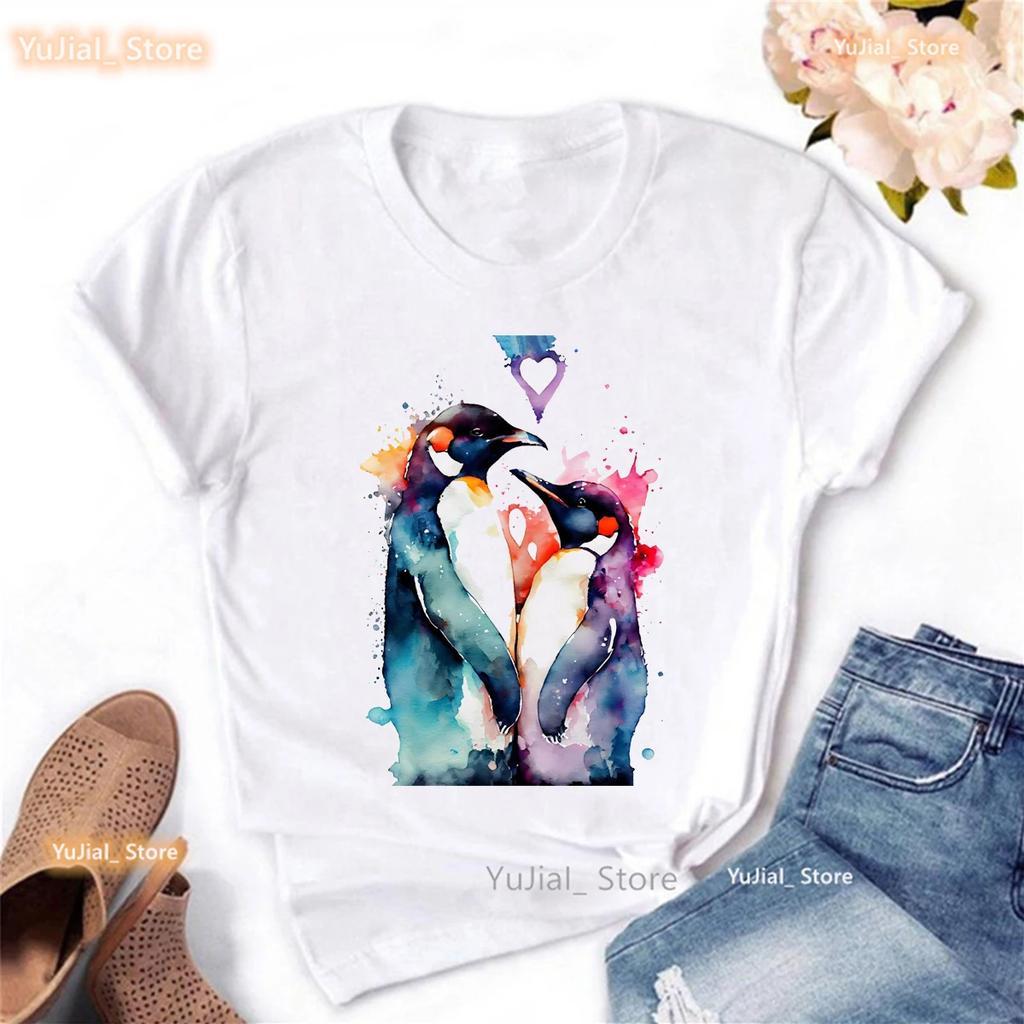 Funny Dolphin Print Tshirt Unisexs Clothing Harajuku Kawaii Clothes Whale Flowers Summer Tops Fashion T Shirt Femme