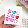 Декоративная наклейка Bling 3D Crystal Sticker Love Heart Rhinestone DIY Детские игрушки