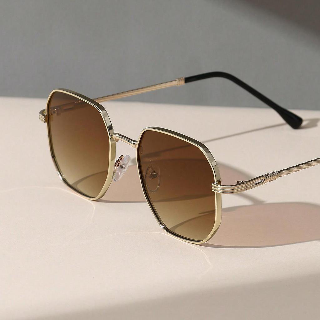 1/2 шт. Модные солнцезащитные очки унисекс в классической геометрической оправе для повседневной школьной жизни, офисной одежды, аксессуаров.