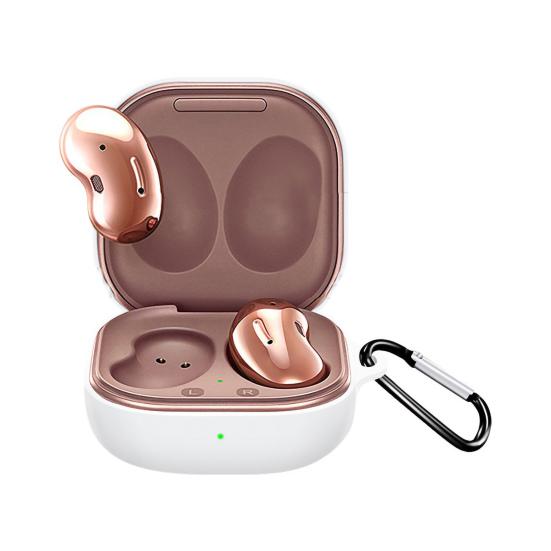 Чехол для наушников, мягкий силиконовый защитный чехол для Bluetooth-совместимой гарнитуры с защитой от царапин для Samsung Galaxy Buds 2/Live/Pro
