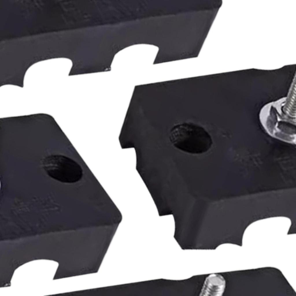 4 шт. Ножки для кондиционера воздушного компрессора Виброизолятор, Основание мини-сплит системы, Наружный кронштейн, Резина