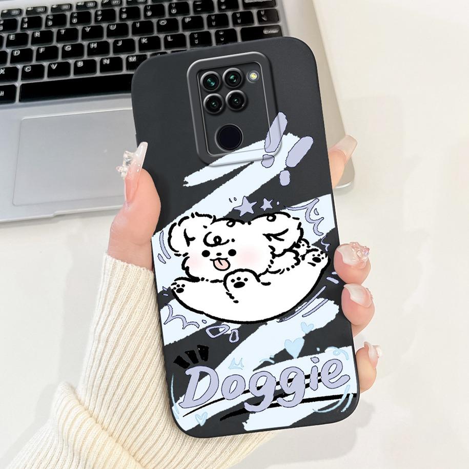 For Xiaomi Redmi Note 9 Case Cute Cartoon Panda Rabbit Liquid Silicone Shockproof Bumper on Xiomi Redmi Note 9 Cover Note9 Funda