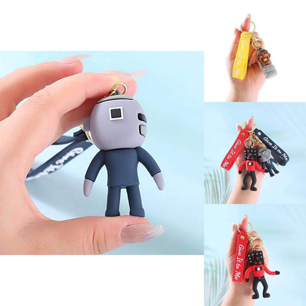 Cartoon Music Guy Keychain Perfect For Business/advertising/conference Gifts Pvc Soft Gel Material