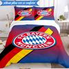 3PCS FC Bayern München Printed Soft Bedding Set,Including 1pc Duvet Cover And 2pcs Pillowcases Perfect for Bedroom, Dormitory, Fan gift