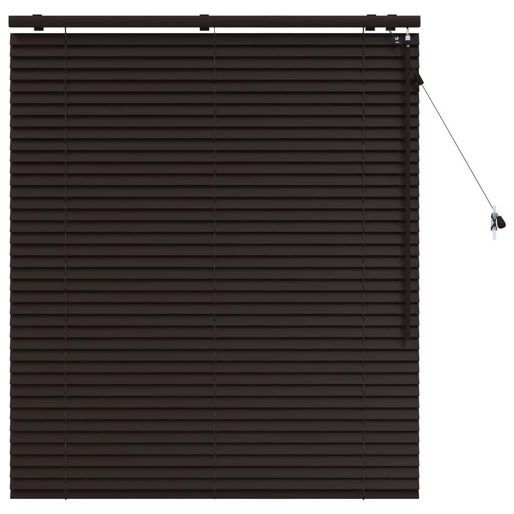 Blinds Dark Brown 100 x 130 cm 35 mm Solid Paulownia Wood