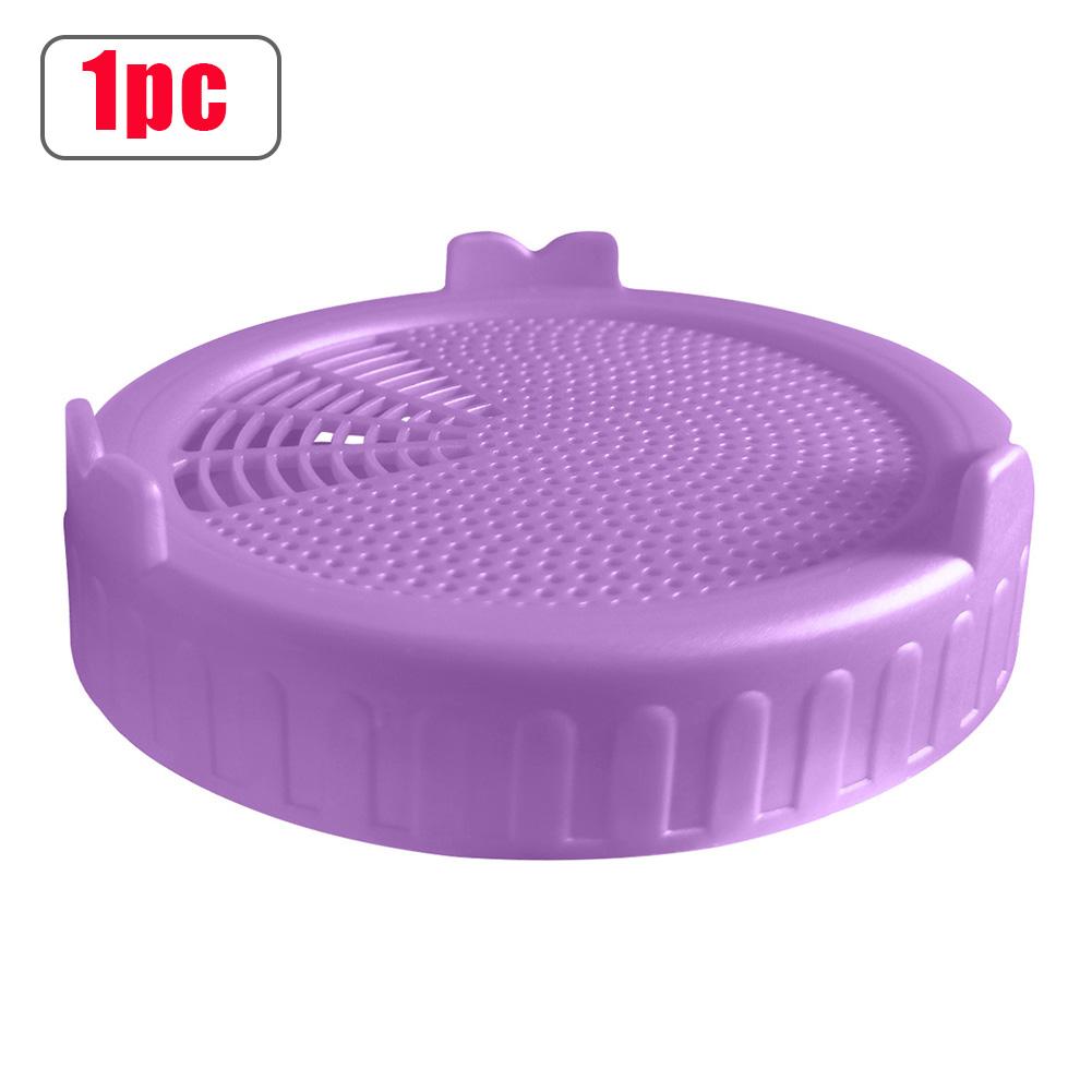 1/2pcs Sprouting Lid Seed Growing Fermentation Vegetable Sealing Lids Food Grade Mesh Sprout Cover Kit for Mason Jar