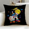 classic cartoon Rainbows Brite Cushion Cover Soft  EasyWash Pillow Case  Versatile for Couch Bed Travel and Office