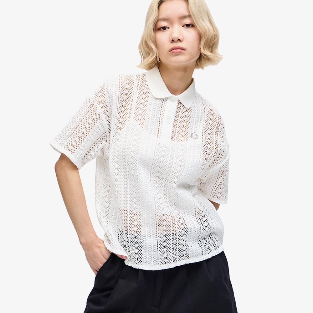 Fred Perry [Женская] Кружевная рубашка-поло (129) Afpf2417134-129