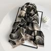 Scarf Women's Winter Imitation Cashmere Scarf High-end Sense Versatile Retro Long Shawl Warm Dual-purpose Scarf