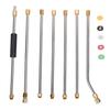 7Pcs Pressure Washer Gun Extension Wand 5Pcs Quick Connect Nozzles Stainless Steel 1 4in Pressure Washer Accessories