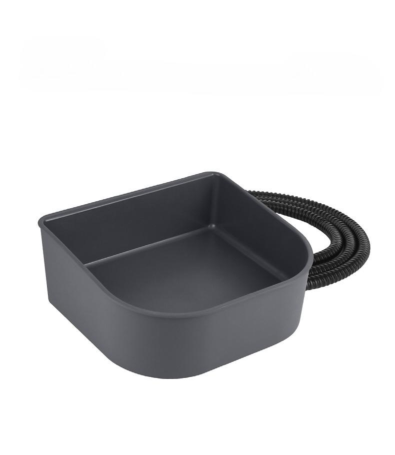 ATUBAN Heated Water Bowl for Indoor Pet, Hanging Dog Water Bowl for Kennel No Spill Heated Bowl for Chicken Cats Rabbits Birds