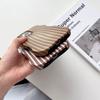 Wave Edges Stripes 2 in 1 TPU+PC Shockproof Phone Case for iPhone 13 14 15 16 17 Pro Max Autumn Brown Color Frosting Cover Shell