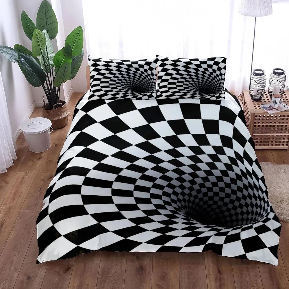 Worm Hole Astronomy Duvet Cover Set King Queen Double Full Twin Single Size Bed Linen Set Duvet Cover Bed Set Quilt Cover Pillow