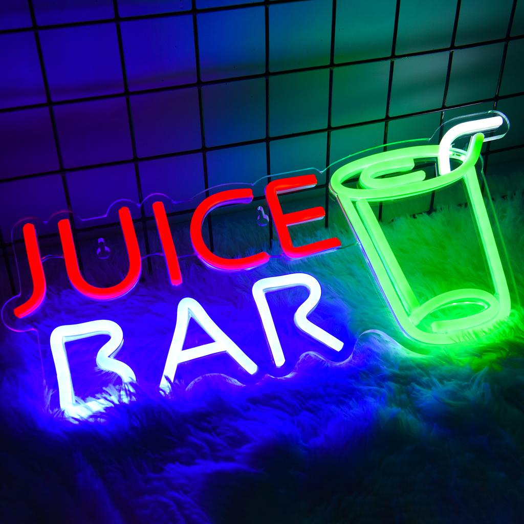 Неоновые вывески для бара Juice Bar, декор стен, неоновая вывеска для бара, светящаяся вывеска для пива, неоновая вывеска для бара Juice Bar, декор для паба, спальни, вечеринки