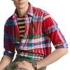 Рубашка мужская Polo Ralph Lauren Classic Fit Oxford в клетку Красная 710813021-013