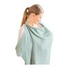 Women Breastfeeding Cover Up with 2 Pockets Adjustable Straps Breathable Nursing Cloak Breast Feeding Shawl