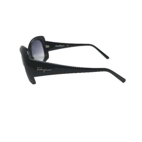 Salvatore Ferragamo sunglasses 2162 plastic black Women 2162-101/11 Used