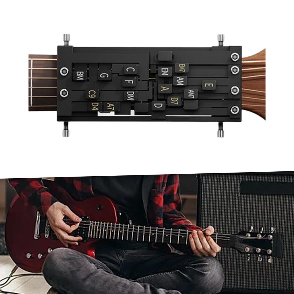 Folpus Guitar Auxiliary Key Auxiliary Device Easy To Press Acoustic Guitar Guitar Auxiliary Device Family Guitar Learning