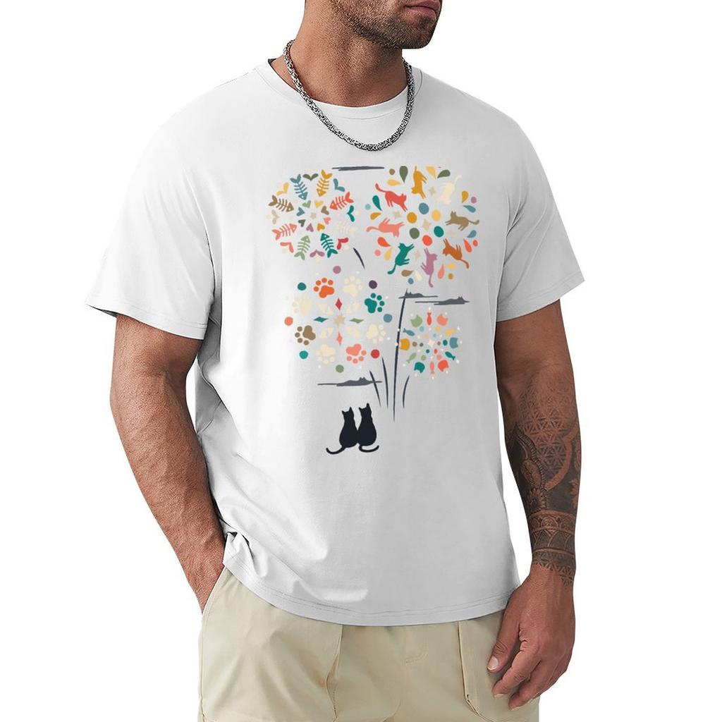 Cat Landscape 143 TShirt Basic All Season Solid TShirt