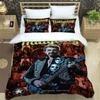 Rock Star Johnny Hallyday Bedding Set Johnny Hallyday Duvet Cover Pillowcase Adult Boy Girl Bedroom Decoration