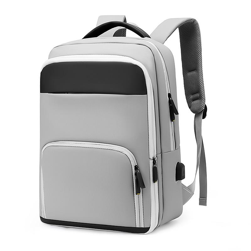 Деловой рюкзак для поездок на работу для мужчин, большой вместимости, расширяемый, водонепроницаемый, сумка для компьютера, модный дорожный рюкзак