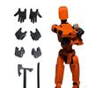 3D Printed Action Figure Male Body Sketch Model Full Articulation for