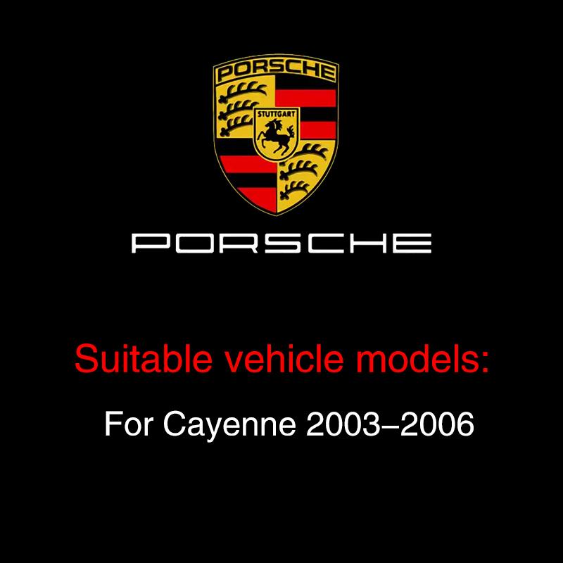 2 шт. Светодиодные проекторные лампы для дверей автомобиля, декоративный атмосферный свет Для Porsche Cayenne Panamera Macan 911 718 Taycan Boxster Cayman