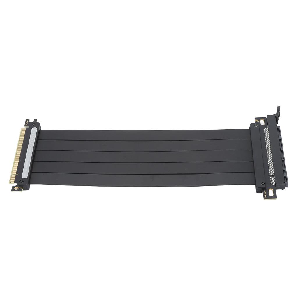 PCIe 4.0 X16 GPU Riser Cable 16X Flexible Cable High Speed Extension Port Adapter 180 Degree EMI