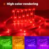 30 м/100 футов 5050 RGB светодиодная лента для улицы водонепроницаемая с пультом дистанционного управления, интеллектуальное управление через приложение с синхронизацией музыки внешний трос для балкона