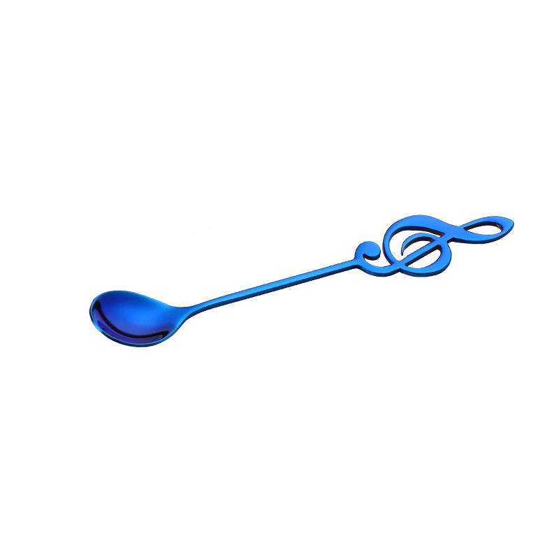 10pcs 304 Stainless Steel Musical Notes Coffee Spoon Stirring Cup Spoon Music Stick Ice Cream Gift Spoon4