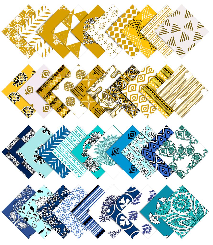 Предварительно вырезанная 5-дюймовая хлопчатобумажная ткань с принтом, квадраты для квилтинга, очаровательный набор, сделай сам, лоскутное шитье, ремесло-