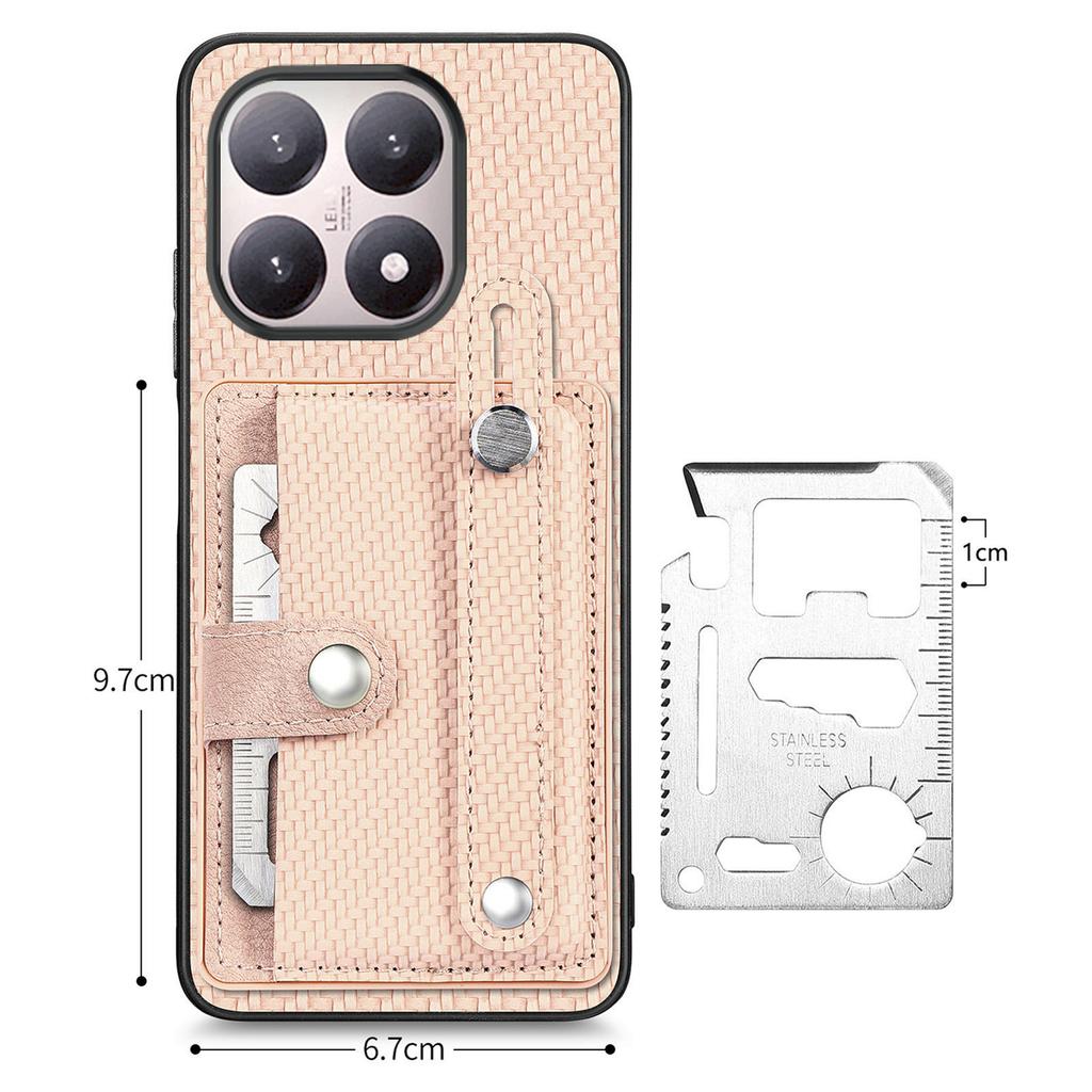 Для Xiaomi 15T Чехол Браслет Противоударный Кожаная Задняя Крышка Держатель для Карт