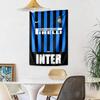 Inter Milan Wall Decor Tapestry Art For Pet Memorial Birthdaywedding Party Backdrop Family Gift