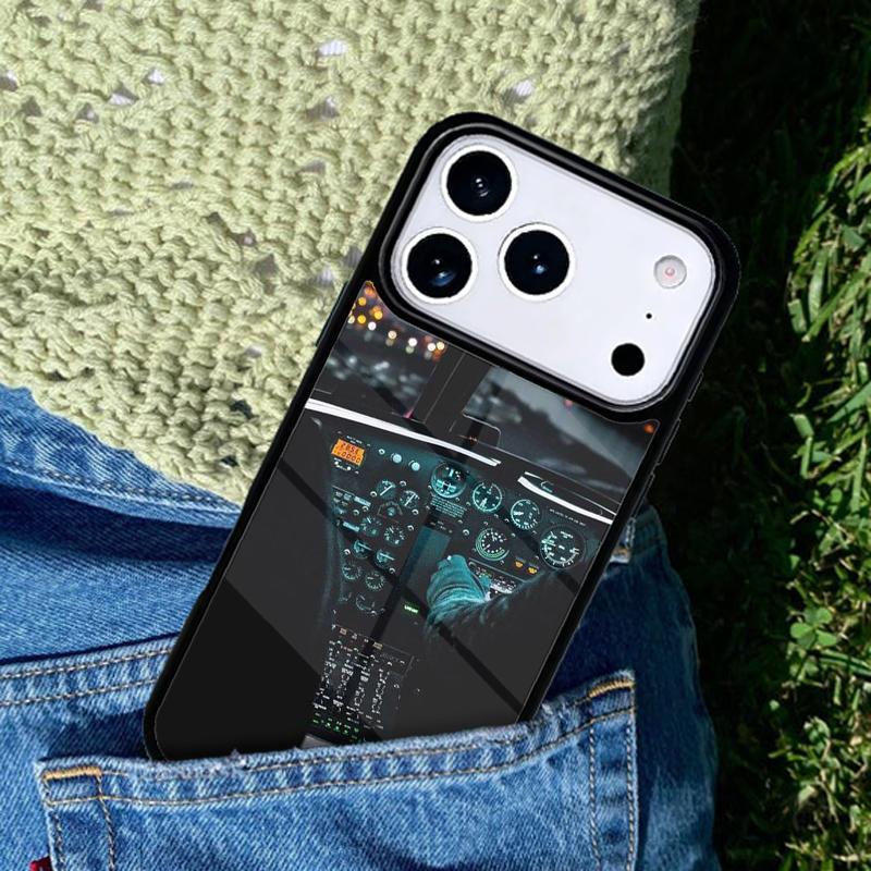 Чехол для телефона 'Travel Pilot' для iPhone 17 AIR 16 Pro Max 15 14 Pro 11 12 13 Ударопрочный силиконовый чехол