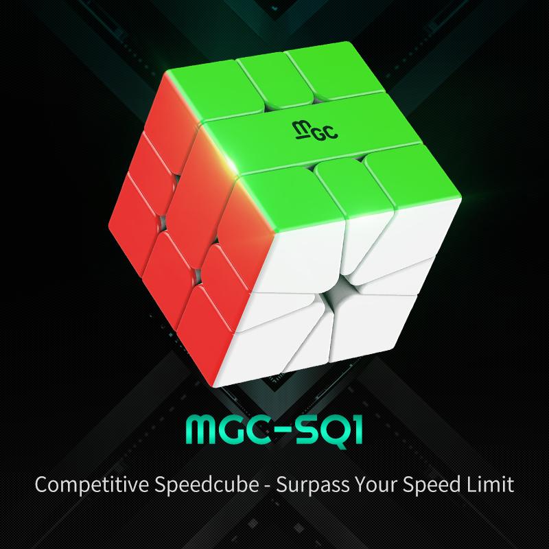 Нетоксичный Yongjun Yj Mgc Магнитный Sq-1 3x3 Скоростной Кубик Рубика Магниты Куб Магнитный Индивидуальный Square-1 Игра Образовательная Игрушка